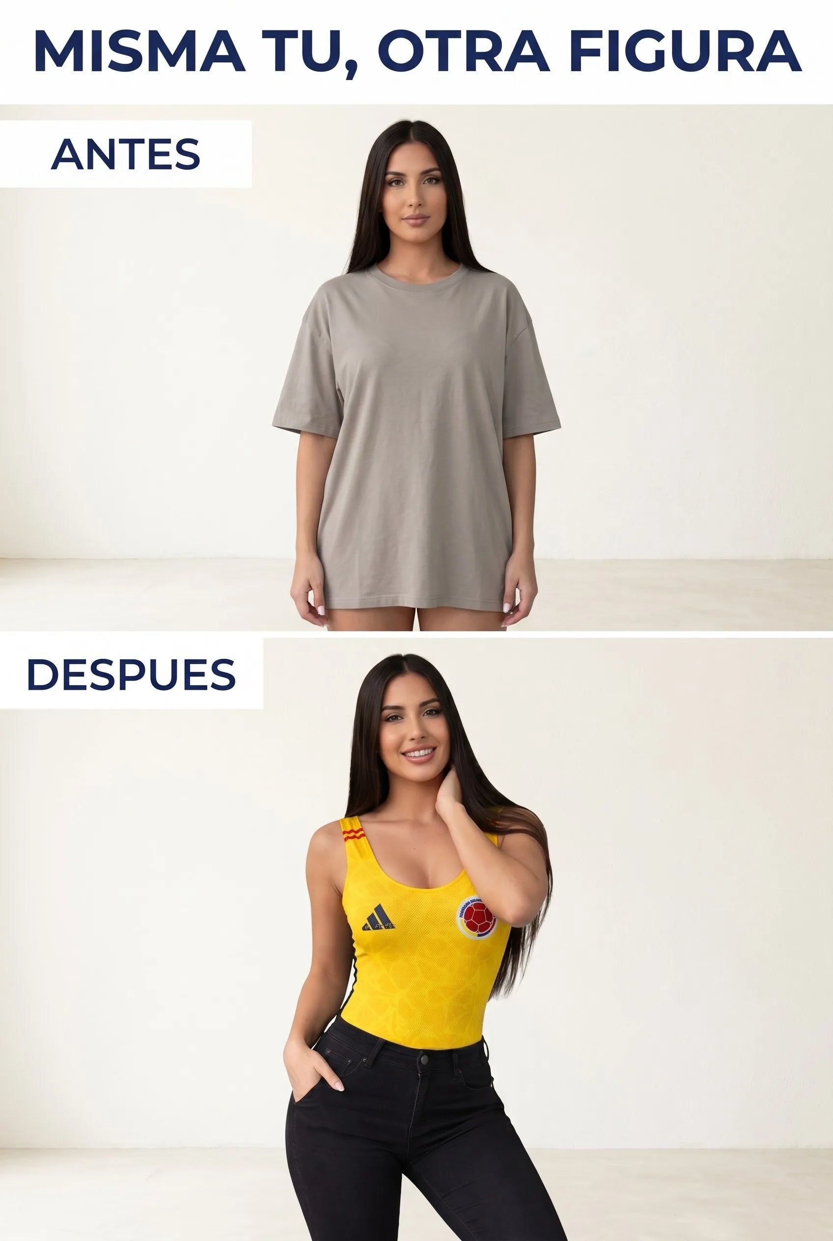 Body Seleccion Colombia - Antes y despues