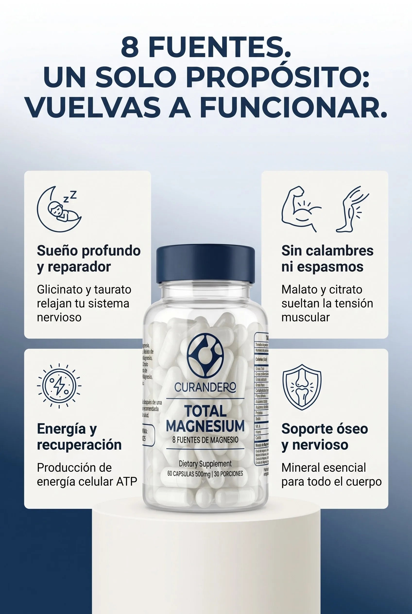 CURANDERO Total Magnesium - Beneficios