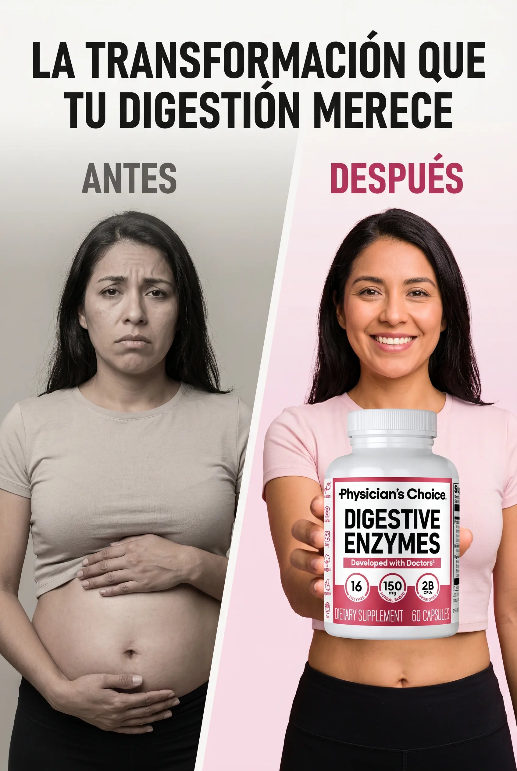 enzimas-digestivas-physician-s-choice - Antes y Despues
